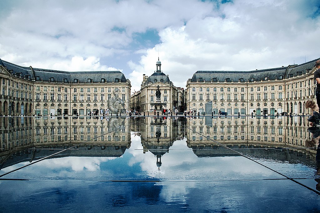 Place de la Bourse à Bordeaux