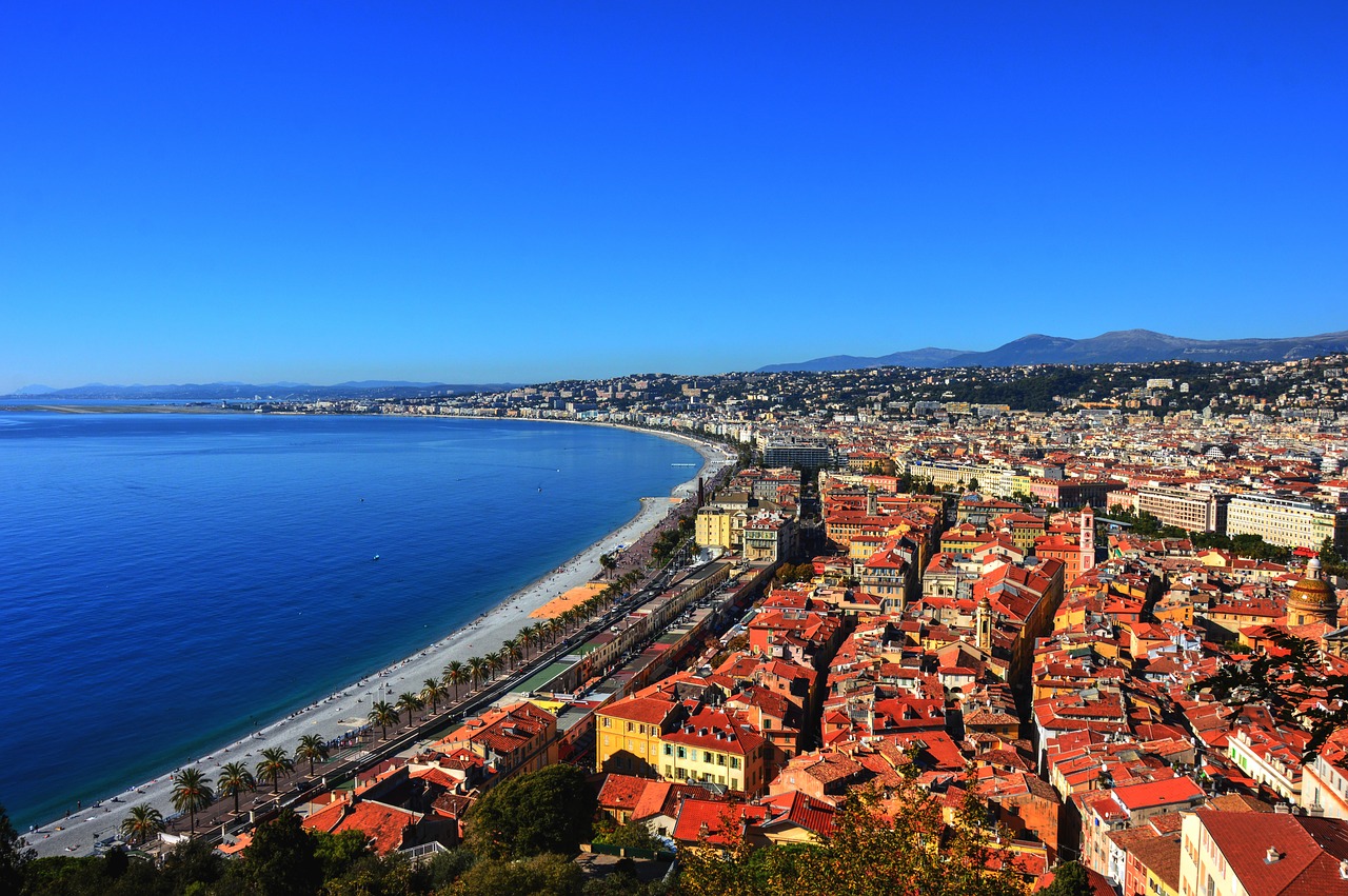 Promenade des Anglais sur la Côte d'Azur, Nice