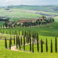 Val d'Orcia en Toscane, Italie