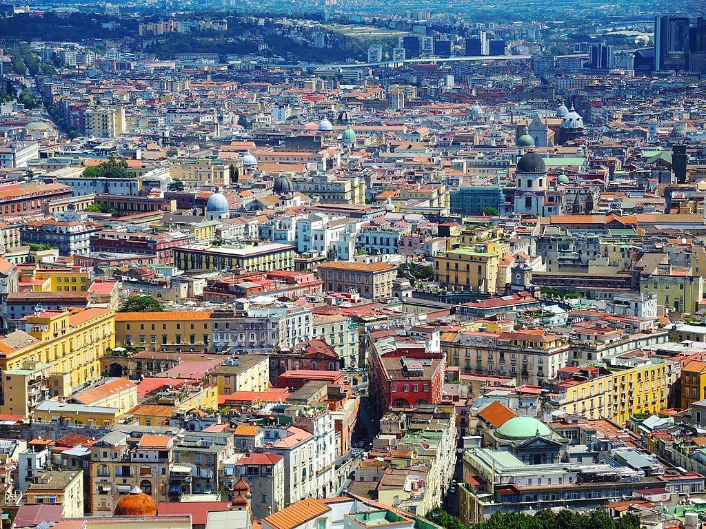 Ville de Naples en Italie