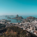 Vue aérienne de Rio de Janeiro au Brésil