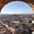 Vue du Vieux Toulouse depuis Saint-Sernin