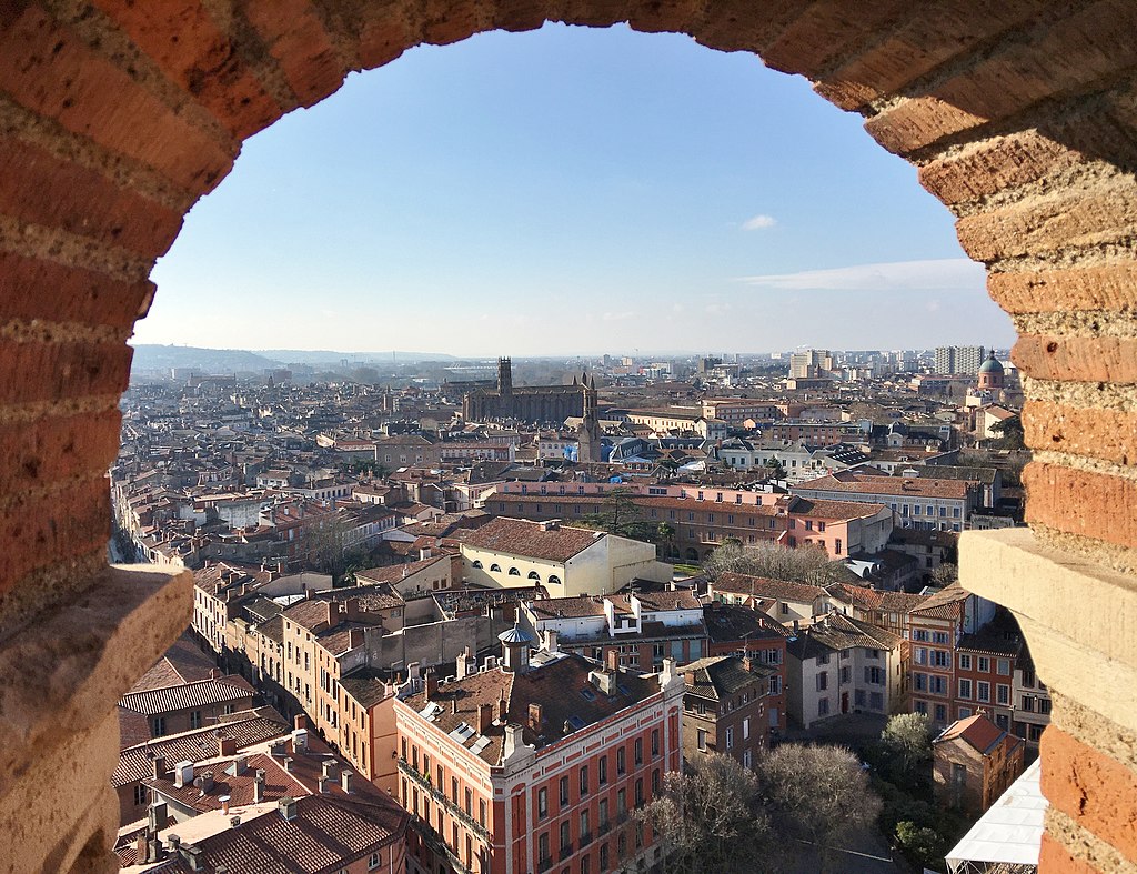 Vue du Vieux Toulouse depuis Saint-Sernin