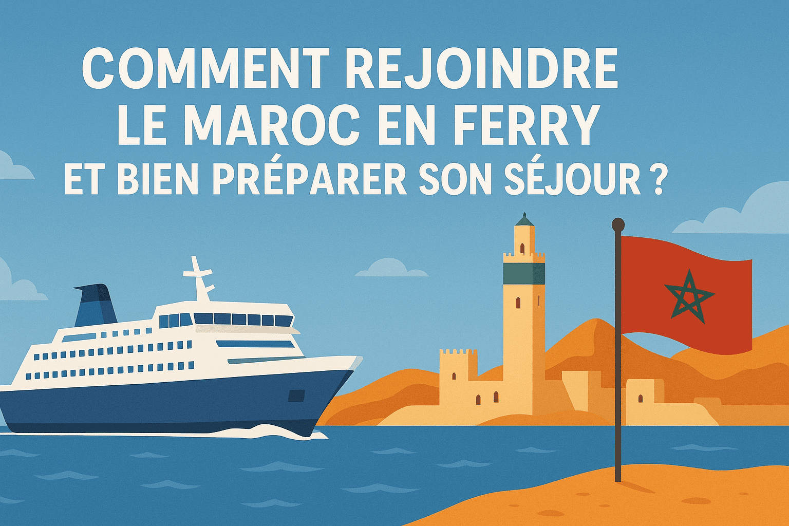 Aller au Maroc en ferry