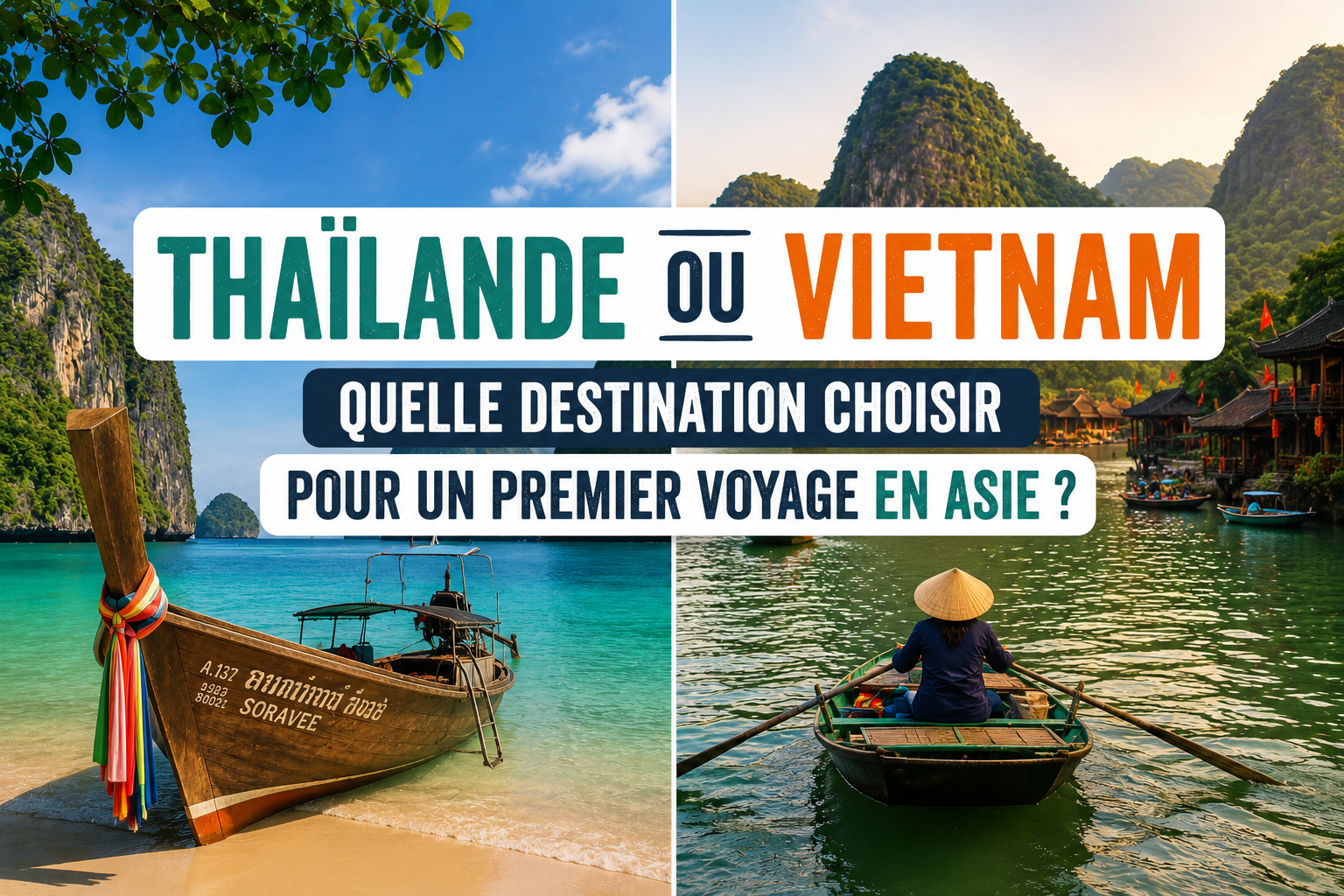 Thaïlande ou Vietnam pour un premier voyage en Asie